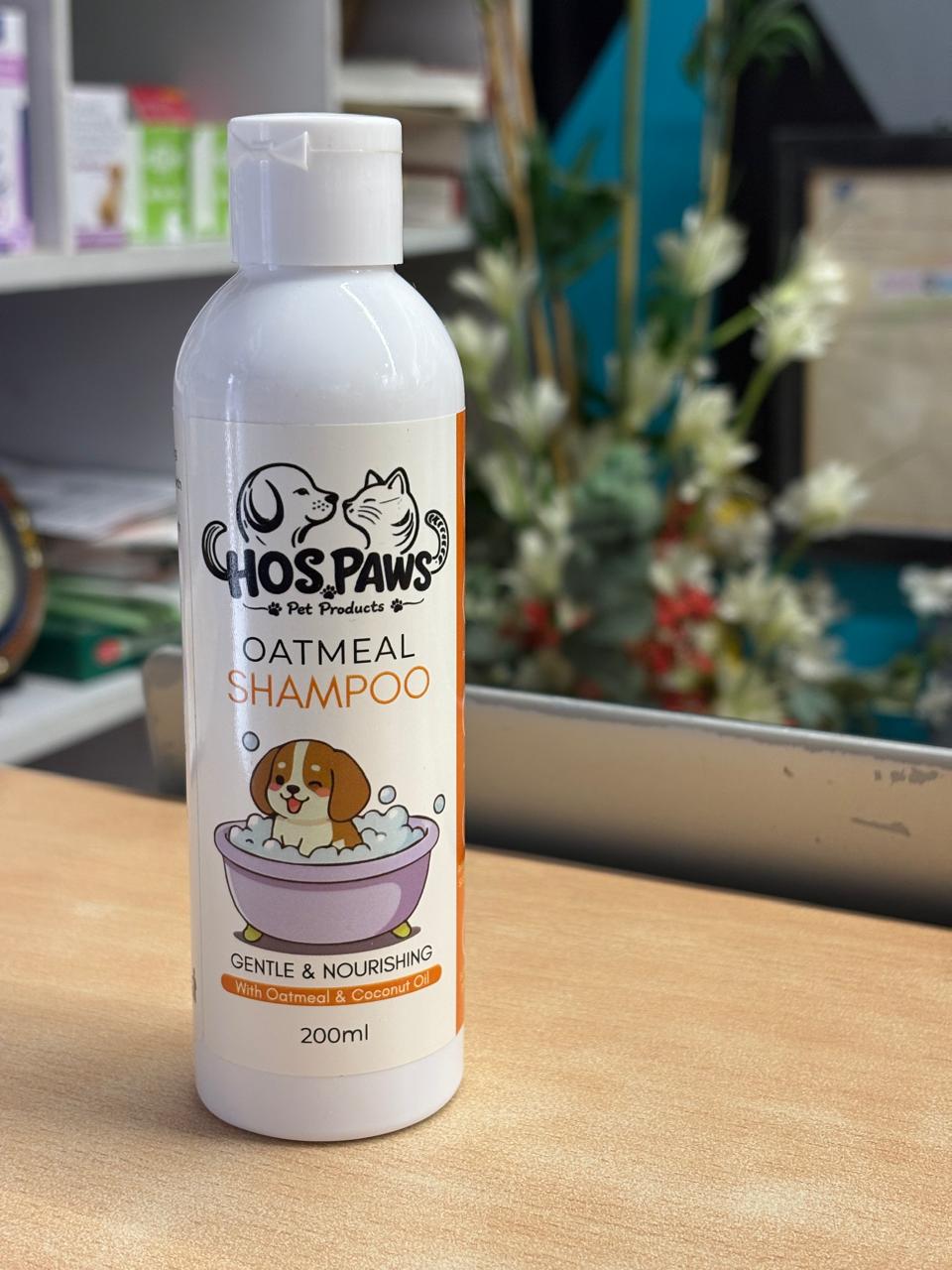 HOS PAWs Oatmeal Dog Shampoo – 200ml